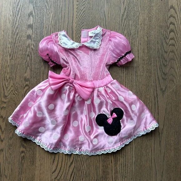 Disney Dresses | Minnie Mouse Dress | Color: Pink | Size: 12-24months | Pannonek1'S Closet